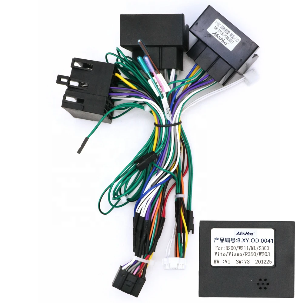 Комплект рамок для автомобильного радио NAVI 2 Din панель приборной панели Mercedes BENZ