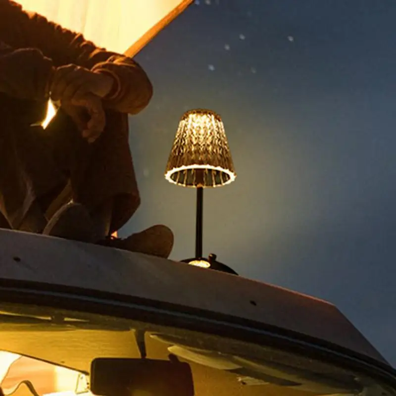 

Светодиодная барная лампа, перезаряжаемый по Usb акриловый светильник с алмазным покрытием, для спальни, в скандинавском стиле, освещение для отеля