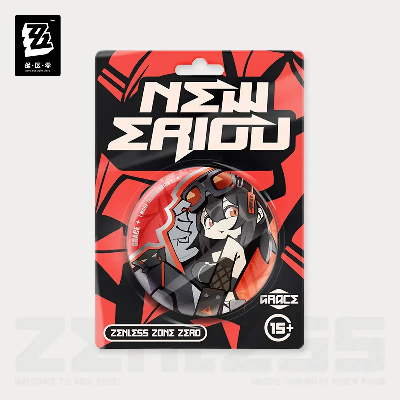 Фото MiHoYo оригинальный Zenless Zone Zero официальная серия Eridu Q версия значок Belobog Heavy Industries брошь аксессуары подарок для косплея №4