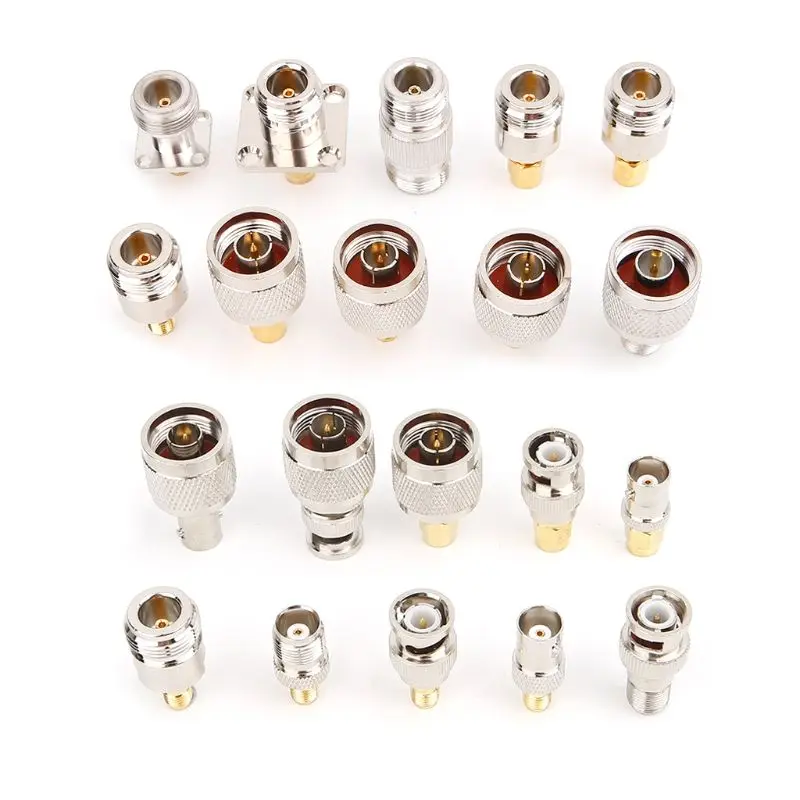 

20pcs Type BNC TNC SMA RF Connector Adapter Test Converter