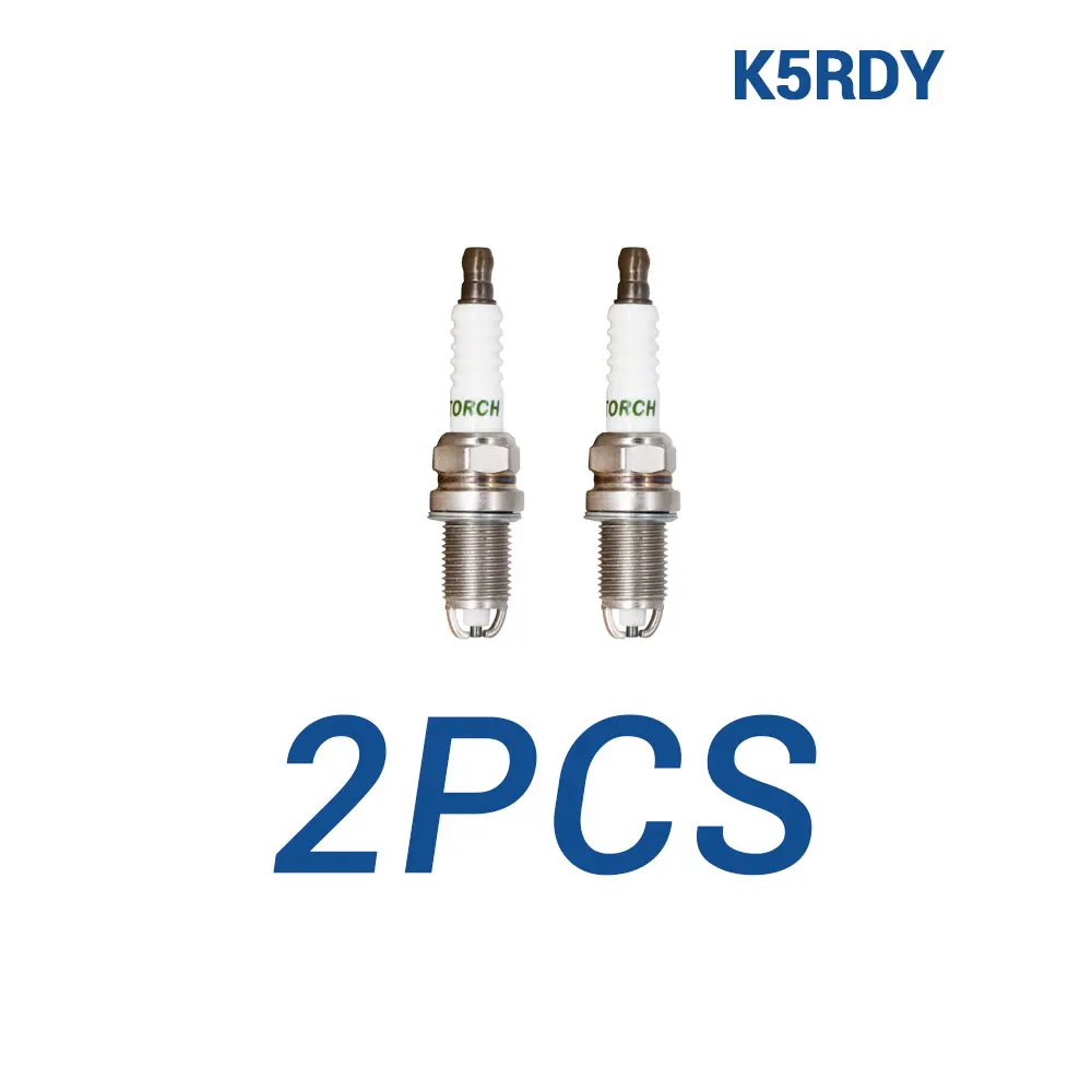 

2-8PCS Свечи Замена для Denso K20TXR BKR5EK VW 101000035AA 101000035AB BERU 0002330710 PSA 5962.W9 Свечи зажигания TORCH K5RDY