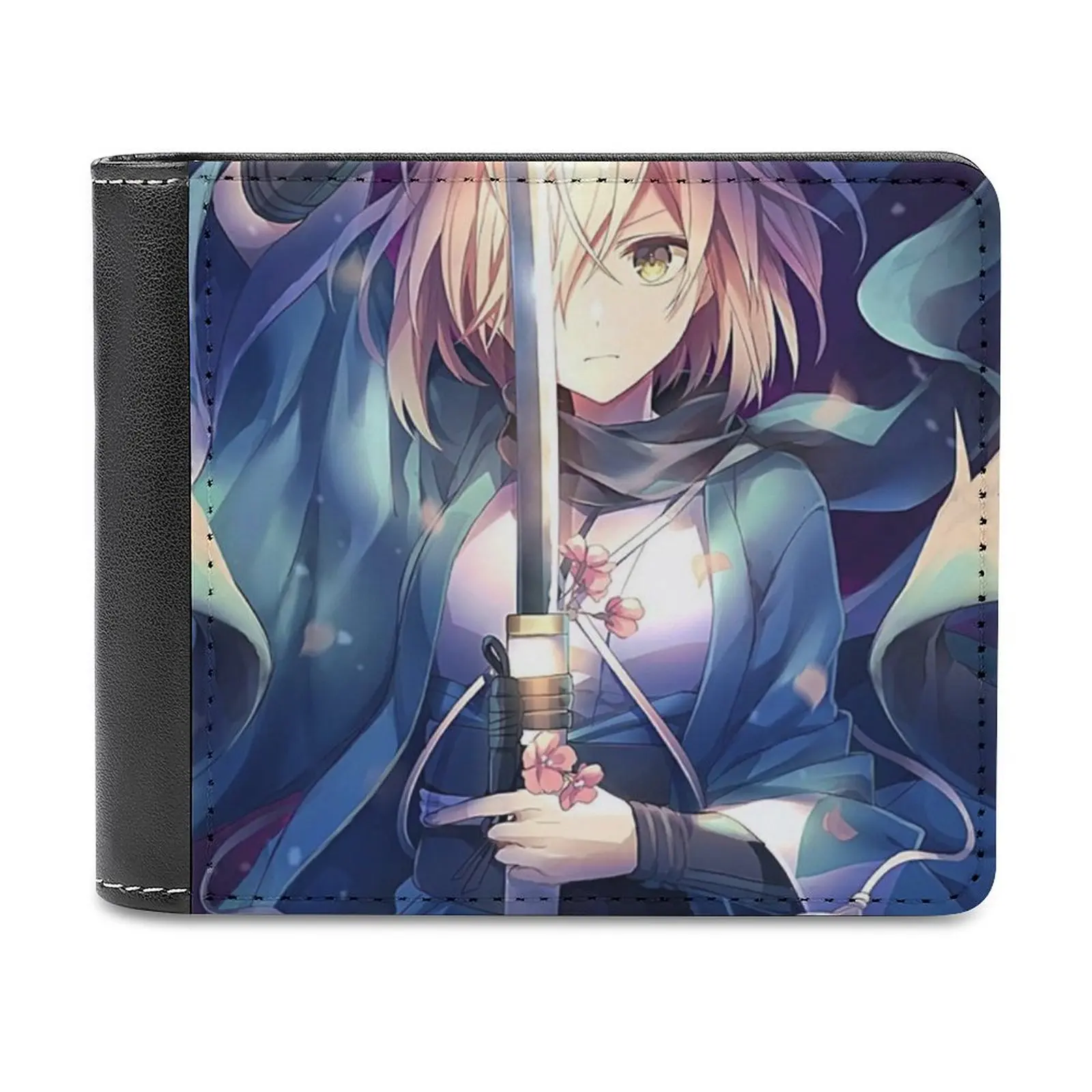 

Мужской кожаный кошелек Sakura Saber, кредитница, короткий бумажник, судьба, ночь, аниме, судьба, судьба, большой заказ, манга