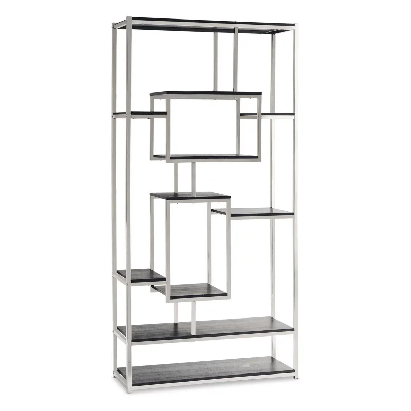 

Picket House Furnishings Harper Decorative Cube Bookshelf - Chrome/Black