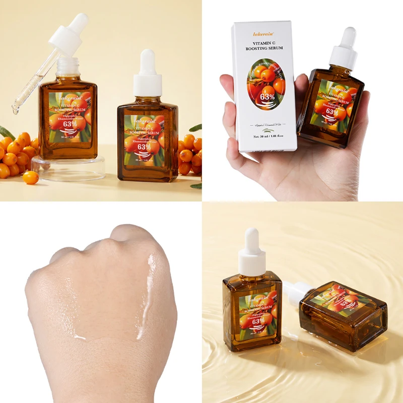 Сыворотка с витамином С и экстрактом облепихи для сияния кожи, нежно восстанавливающая, с ниацинамидом, увлажняющая CICA-сыворотка (art.: 3920d820e88dd) - 3920d820e88dd