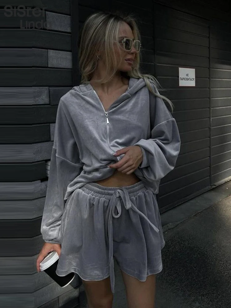 Sisterlinda осенний выпуск Junior мини сексуальный уличный костюм с юбкой K24S57221