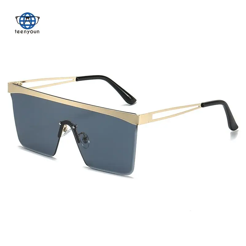 

Teenyoun 2022 New One Piece Lenses, Sunglasses, Luxury Brand Square Lovers, Shades One Piece Big Frame Glasses