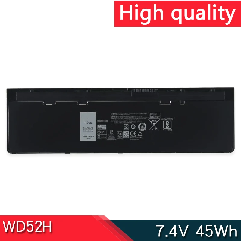 

Новый аккумулятор WD52H 7,4 в 45 Втч для ноутбука DELL Latitude E7240 E7250 Series W57CV 0W57CV GVD76 VFV59