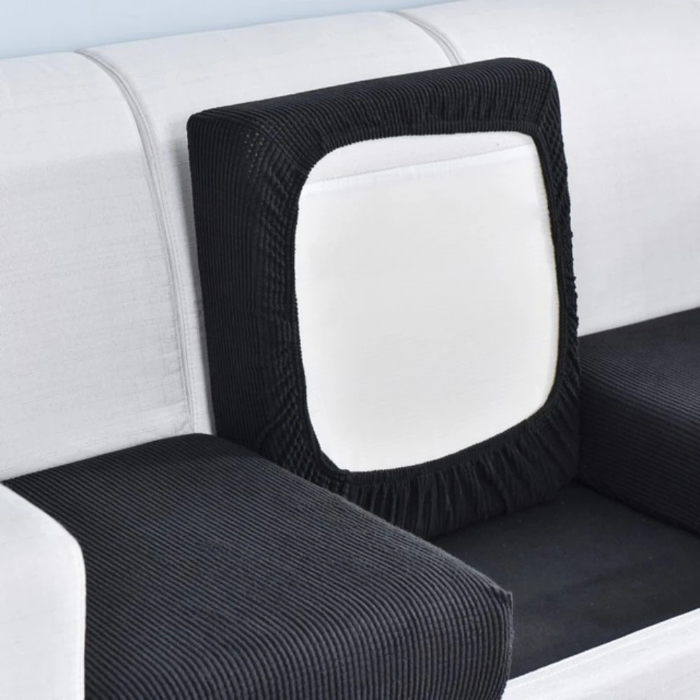 

Fleece Sofa Seat Cushion Cover Elastic Sofa Covers for Living Room Kids Furniture Protector Jacquard Fabric Armchair Slipcover