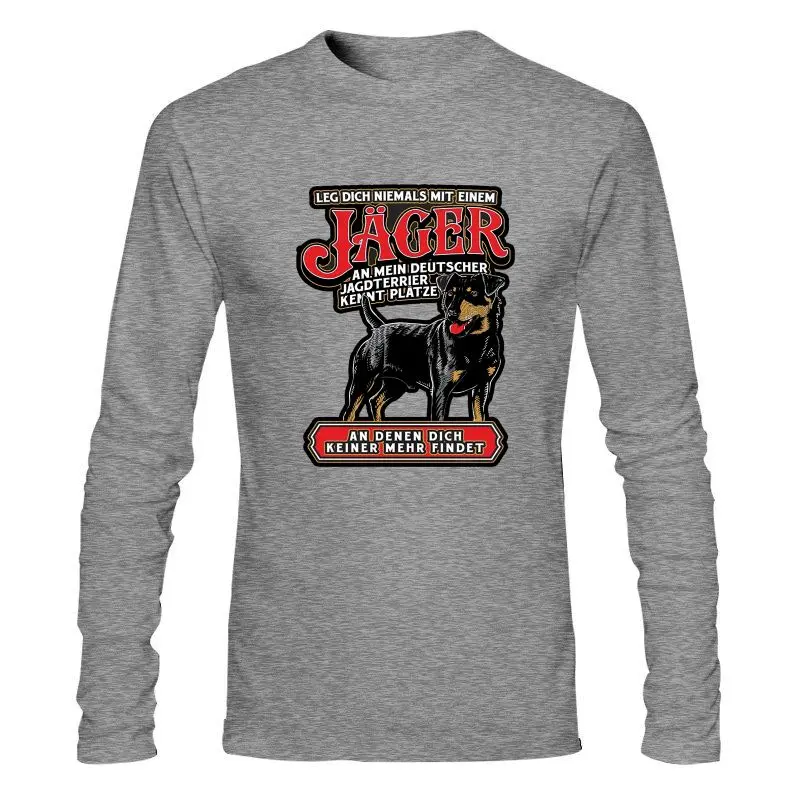 

Мужская одежда, новая футболка, немецкий охотник, терьер, собака, охота, собака, лес, лесное хозяйство, стильная круглая футболка S - 8Xl