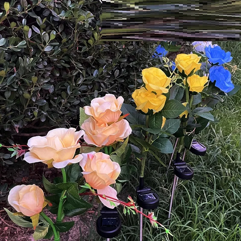 

Светодиодный светильник на солнечной батарее, декоративное освещение для дома, цветов, сада, газона, водонепроницаемое ландшафтное освещен...