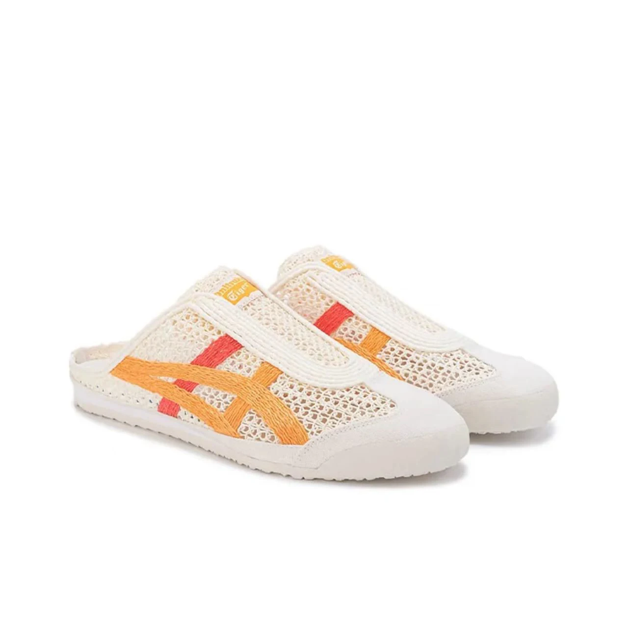 Onitsuka Tiger унисекс MEXICO 66 дышащие полутапочки Sabot с низким верхом черные