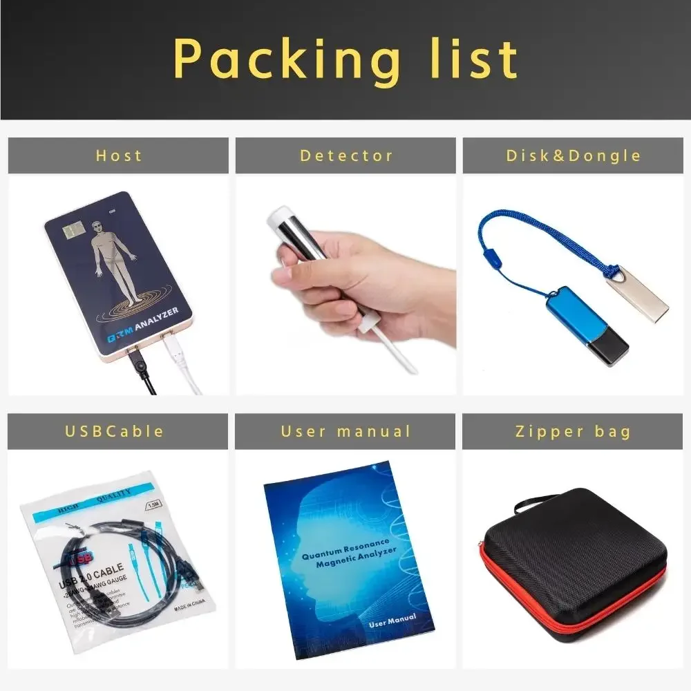 Обновленный биорезонансный магнитный анализатор здоровья тела/анализный