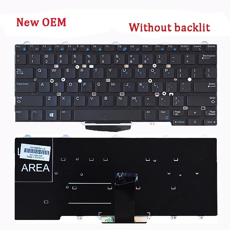 Новая оригинальная клавиатура для ноутбука совместимая с DELL Latitude 3340 3350 5480 5490 E3340