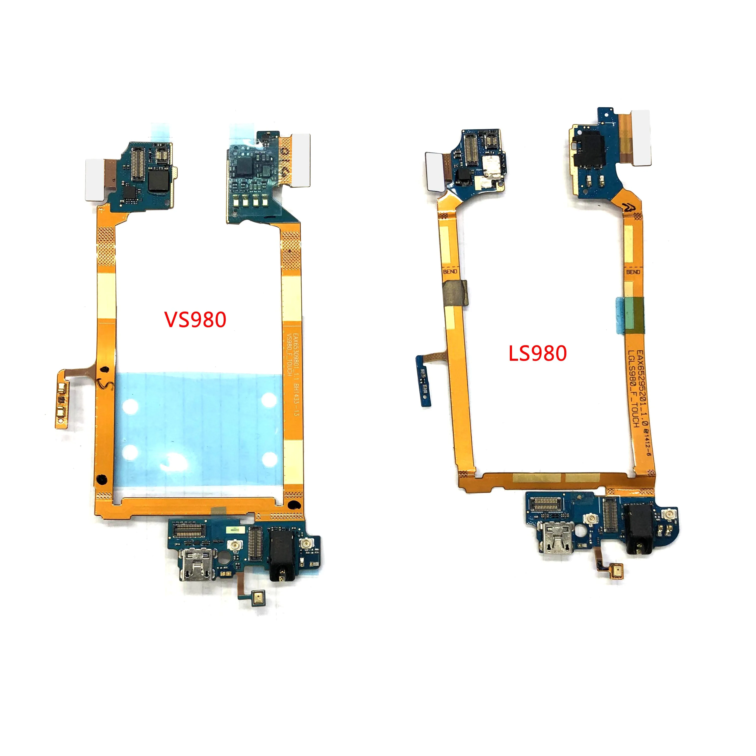 For LG G2 D802 D805 VS980 USB Charging Dock Connector Port Flex Cable Microphone Headphone Jack Power on/off Button