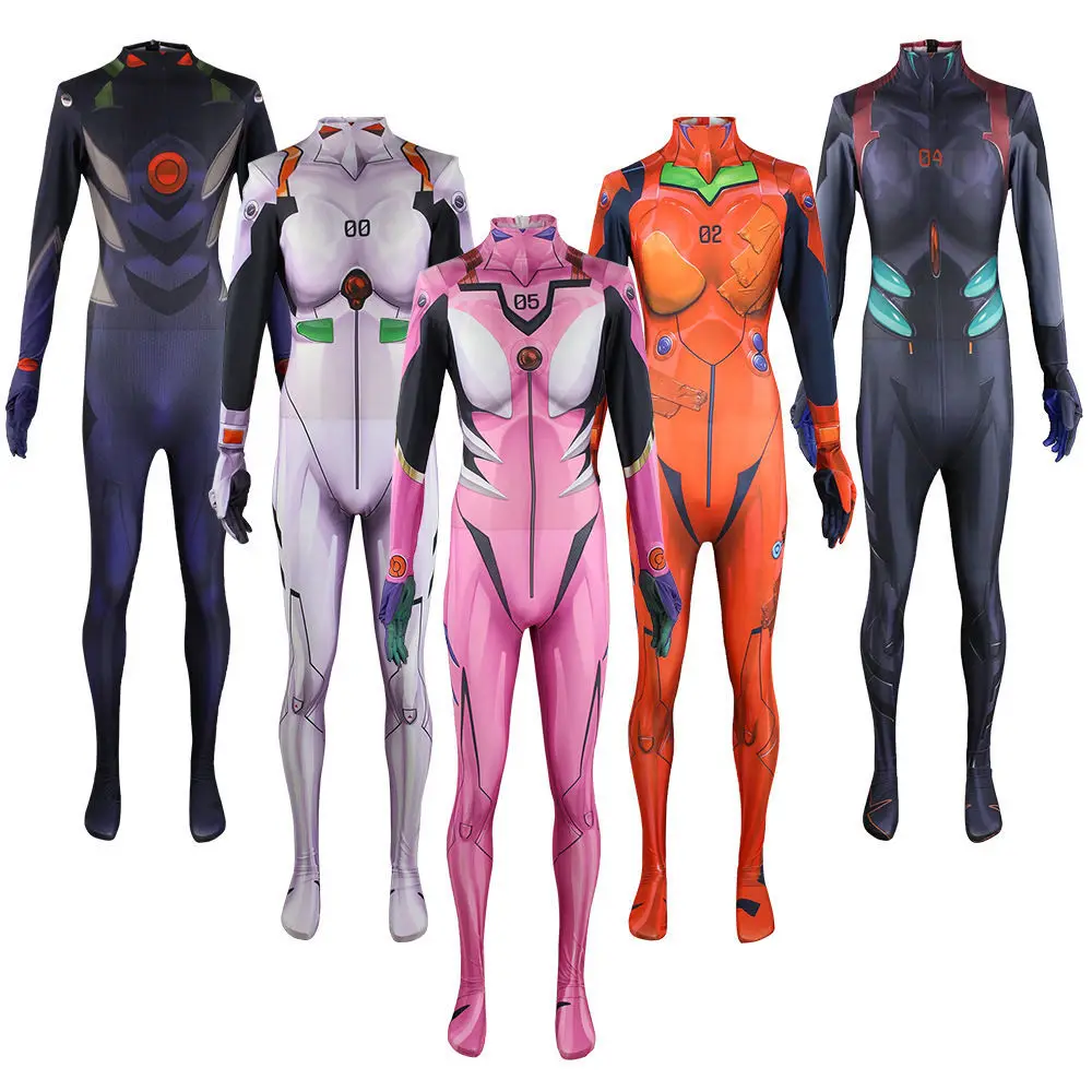 Костюм для косплея из аниме NEON GENESIS EVANGELION EVA мужской костюм взрослых