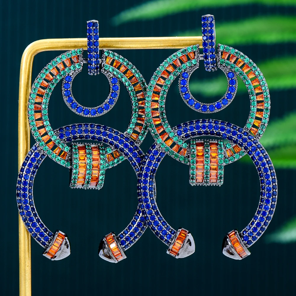 Женские круглые серьги-кольца Siscathy, модные круглые серьги с кубическим цирконием, аксессуары для фотографий, 2022
