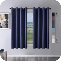 dk 7090 blackout short curtains for living room bedroom kitchen curtains for half window treatments cortinas decor drapes