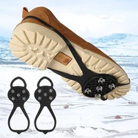5 teeth ice gripper for shoes women men crampons ice gripper spike grips non slip climbing hiking covers cleats for snow studs