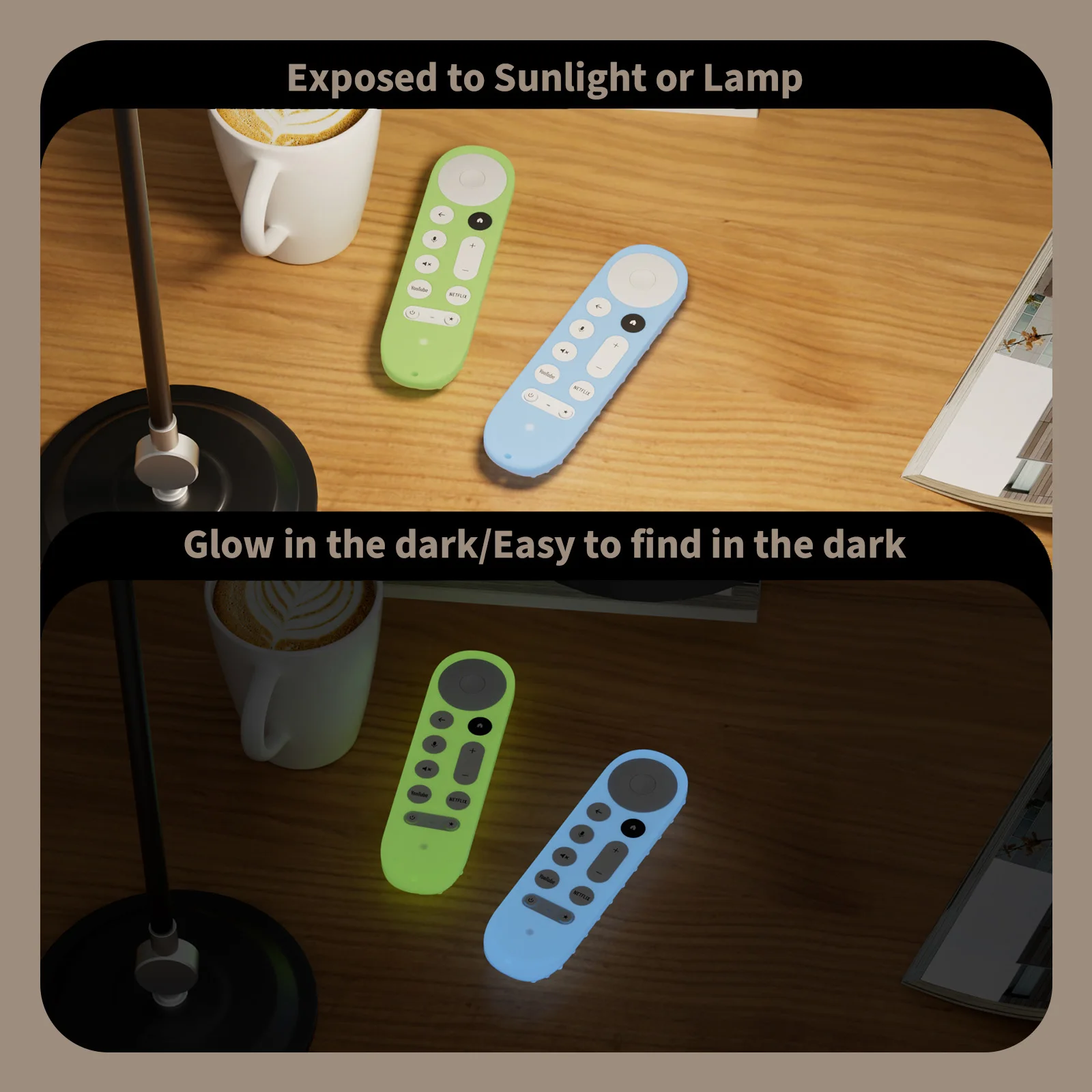 Нескользящий мягкий силиконовый чехол для пульта дистанционного управления Google