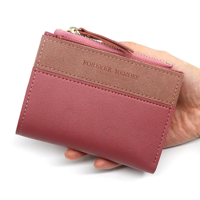

Женский кошелек, короткий кошелек из искусственной кожи, Женский кошелек и кошелек, держатель для кредитных карт, бумажники для денег, женские сумочки