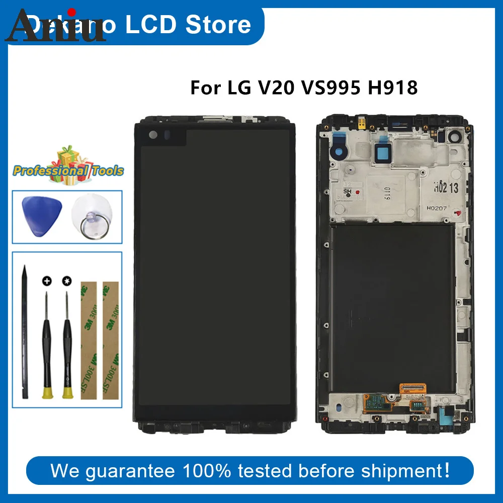 

For LG V20 F800S F800L F800K H990DS H910 H918PR H915 H990N US996 H990TR LS997 VS995 LCD Display Touch Screen Digitizer Assembly