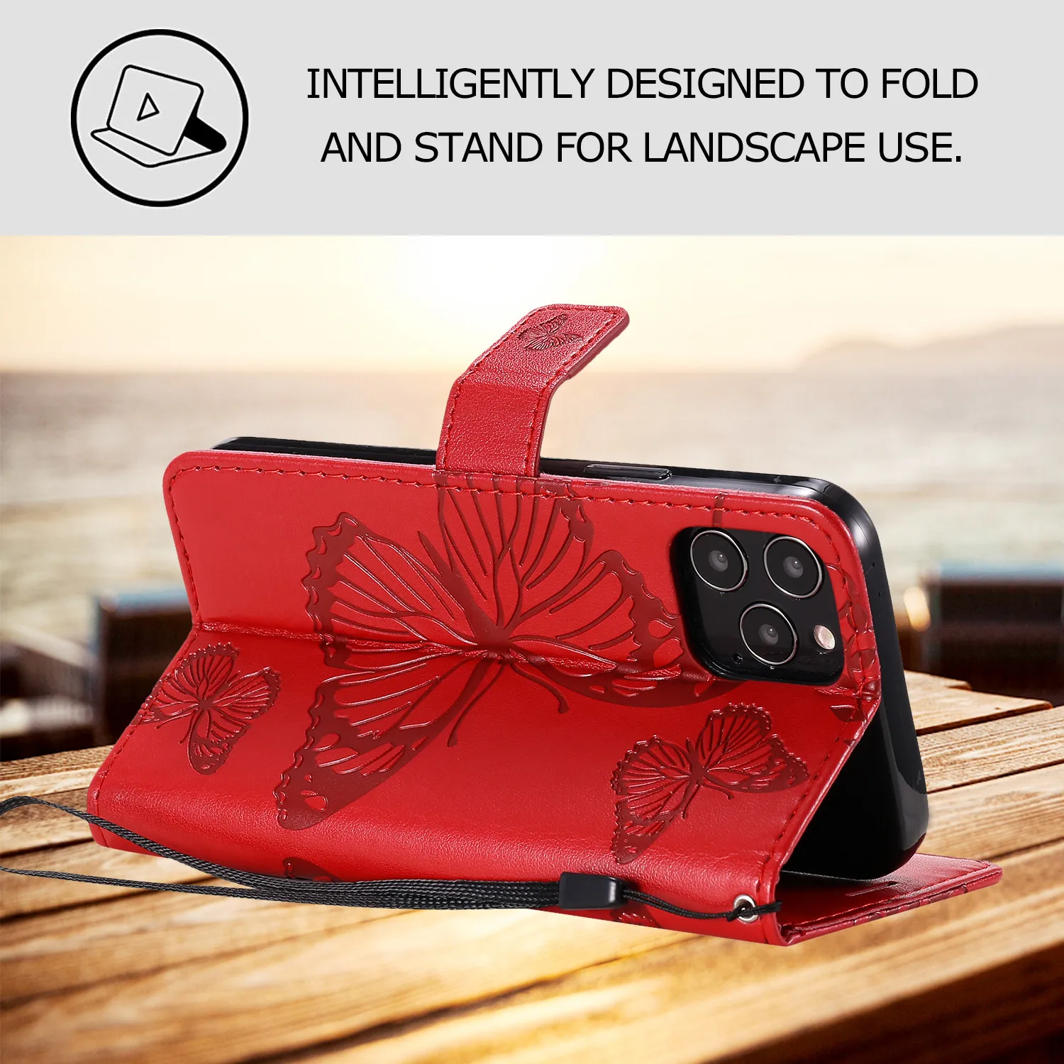 3D Butterfly Wallet Leather Case For iPhone 14 13 11 Pro Max 12 Mini XR X XS 7 8 Plus 6S Plus 5S SE 2020 Holder Flip Satnd Cover