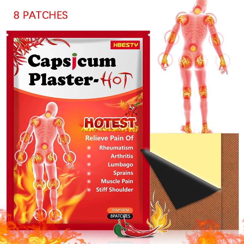 

Перцовый пластырь, обвязка Красного перца, обезболивающий пластырь для суставов шеи, спины, плеч