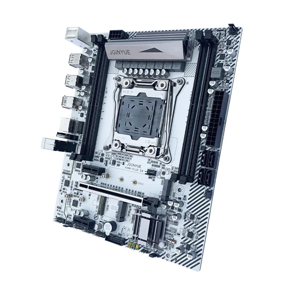 Материнская плата JGINYUE X99 LGA 2011-3 материнская с поддержкой процессора Xeon E5 V3 V4 и