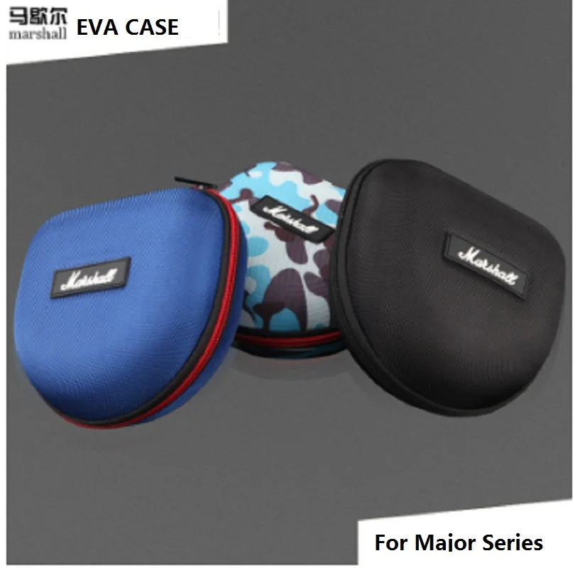 

Travel Hard EVA Case Storage Bag Carrying Box for Marshall MAJOR Series Headset Case Accessories Travel Protective Case Ear Pads