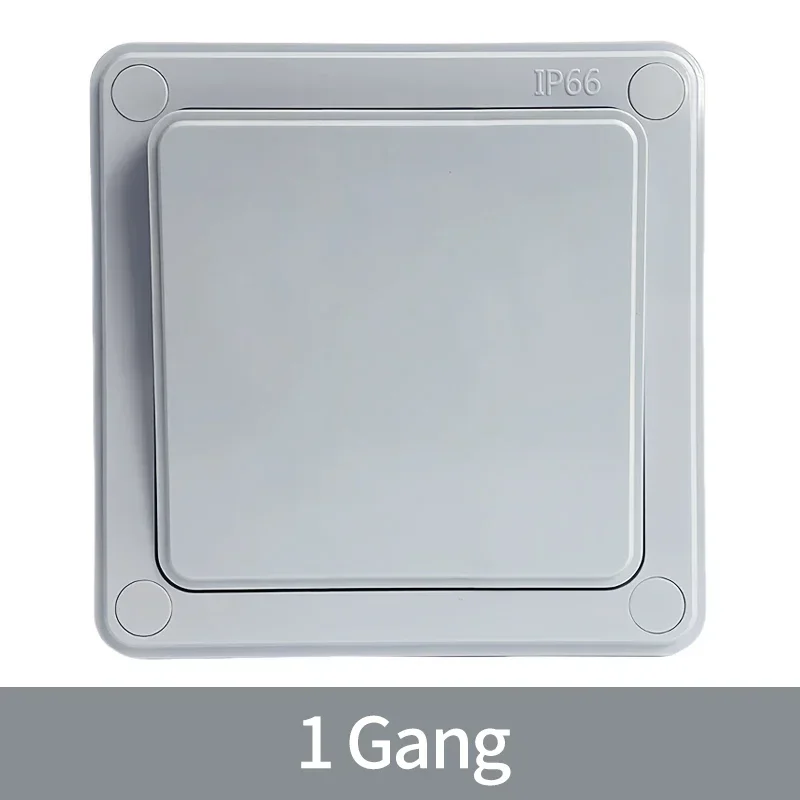 

Наружный настенный выключатель с рейтингом IP66 — атмосферостойкая кнопка, 1/2/3 группы, 16 А для дома и сада