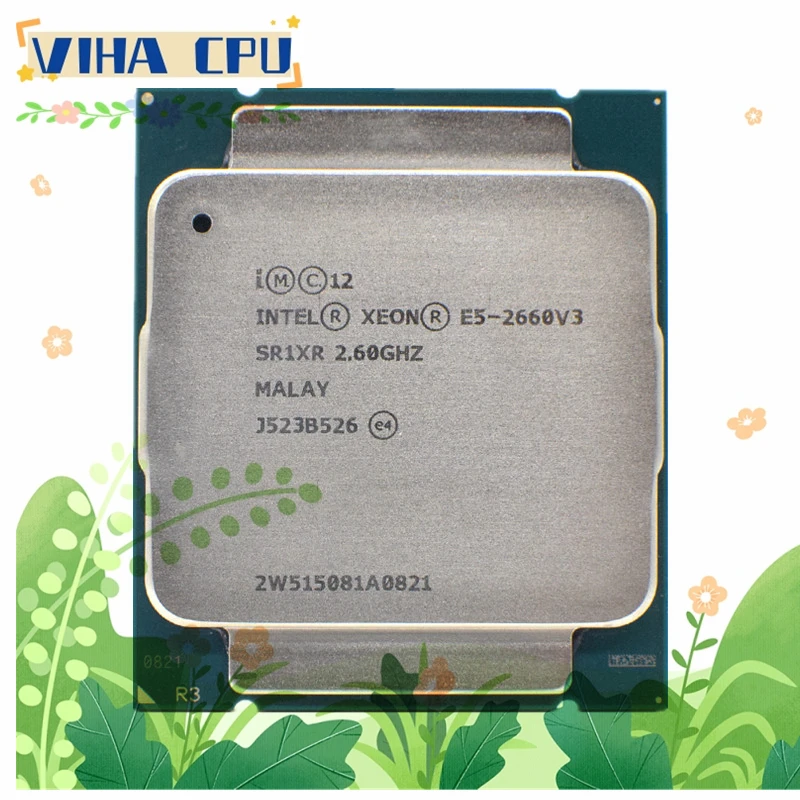 Процессор intel Xeon E5 2660 V3 2660V3, 2,6 ГГц, 25 Мб, 10 ядер, 105 Вт ...