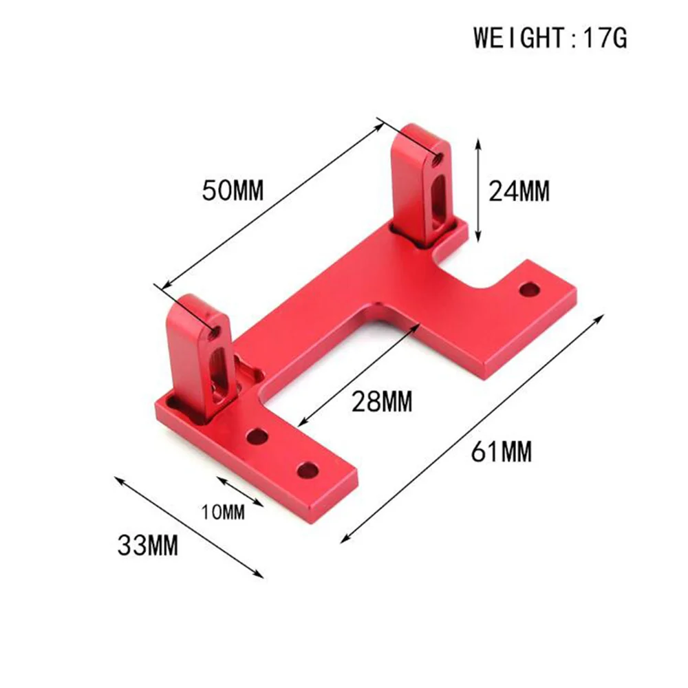 

Model Car Metal Steering Gear Bracket Servo Mount for 1/14 Tamiya Tractor Truck RC Car Upgrade Accessories