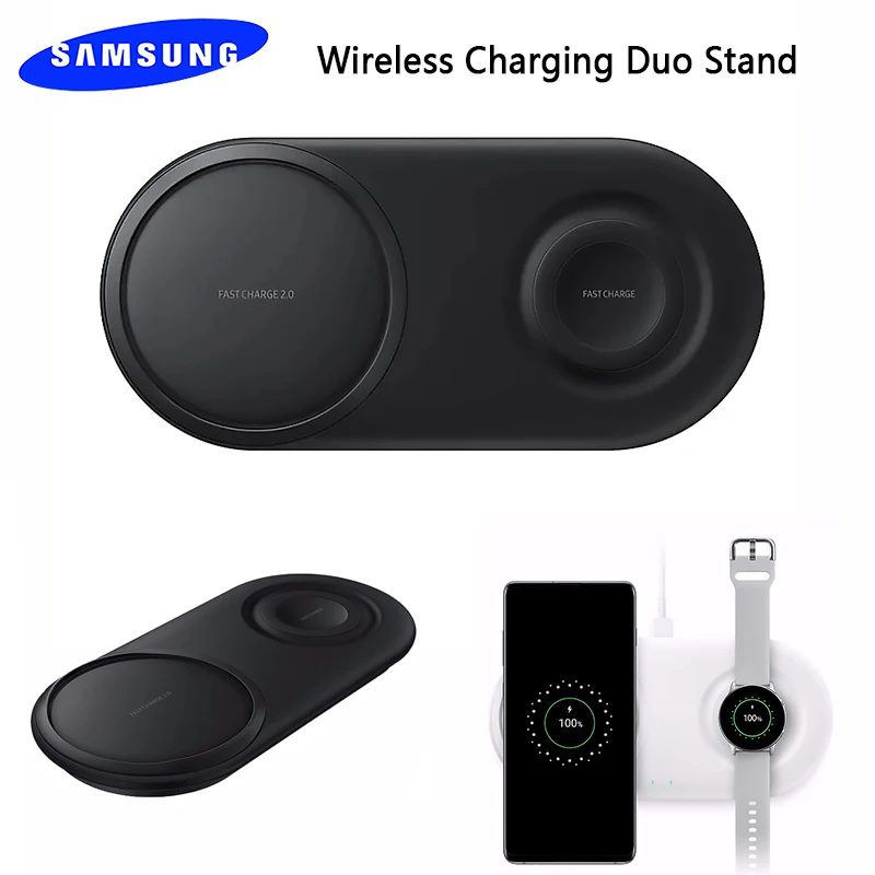 

QI Wireless Charger Pad Fast Charging EP-P5200 for Samsung Galaxy S10 note20 S20 S21 S9 + S8 + S7 S7Edge Gear Sport S3