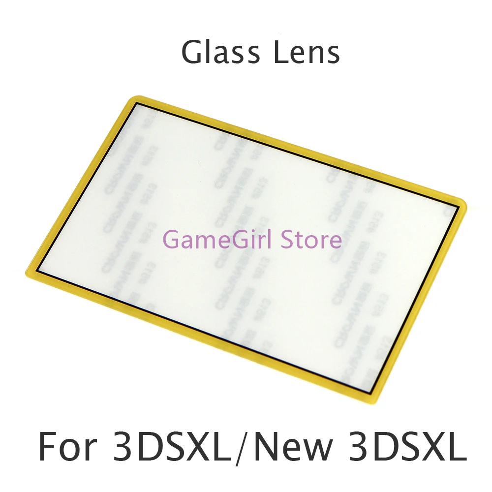 2 шт. Замена для 3DSXL/Новый 3DSXL LL верхняя рамка экрана стеклянная линза передняя