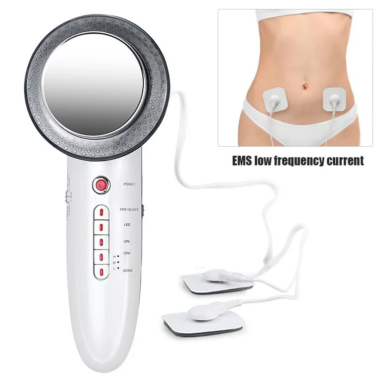 Portable Home Use 1Mhz Ultrasonic Body Slimming Massager Ultrasound Therapy Facial Care Skin Rejuvenation Wrinkle Reduce