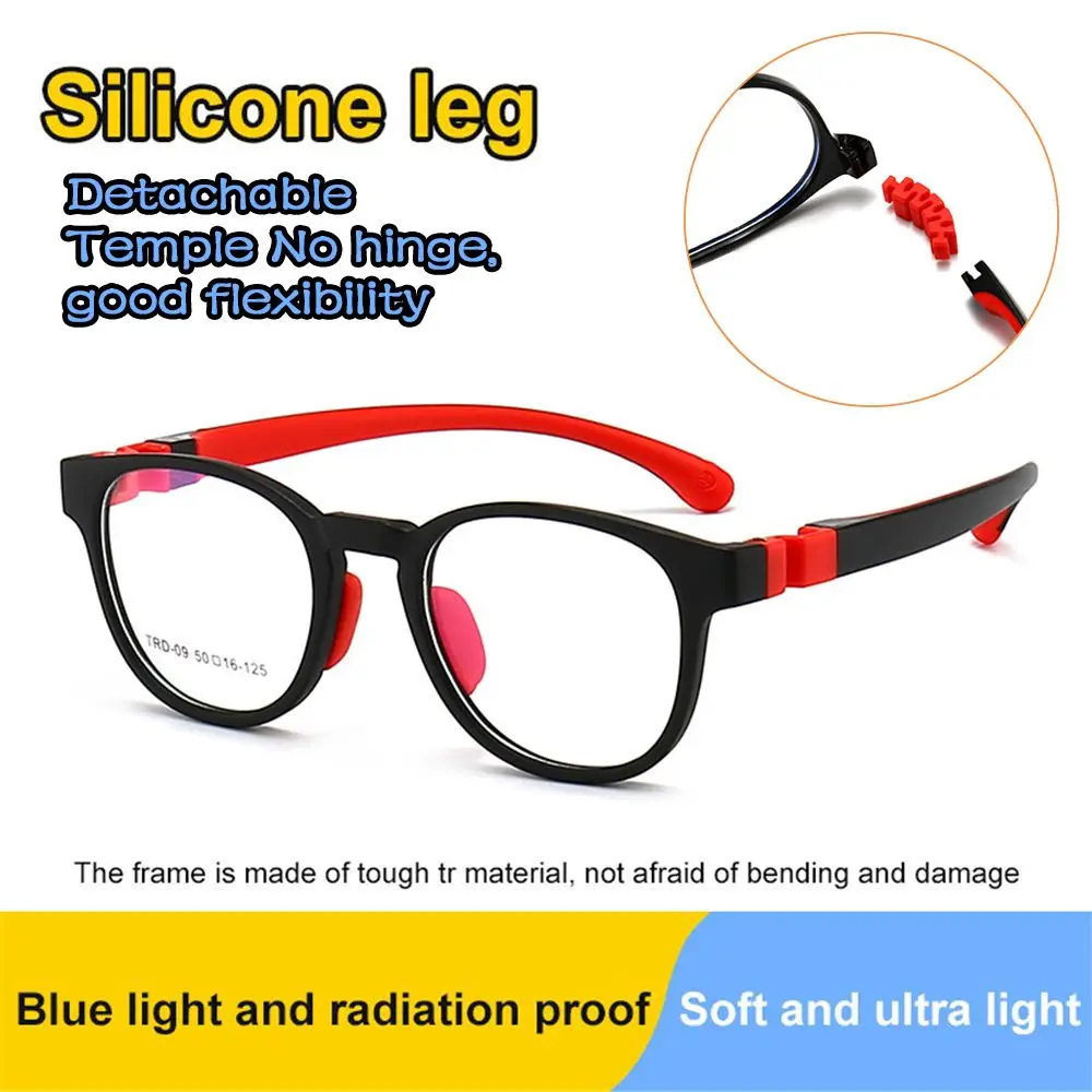 

Boys Girls Computer Portable Online Classes Ultra Light Frame Kids Glasses Comfortable Eyeglasses Anti-blue Light