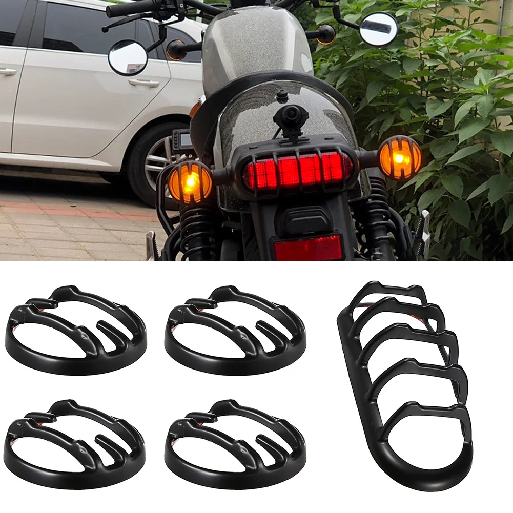 

Front Rear Turn Lights Rear Tail Lights Grill ABS for Honda 2020 2021 Rebel CMX 250 500 300 1100 Model Motorcycle Accessories