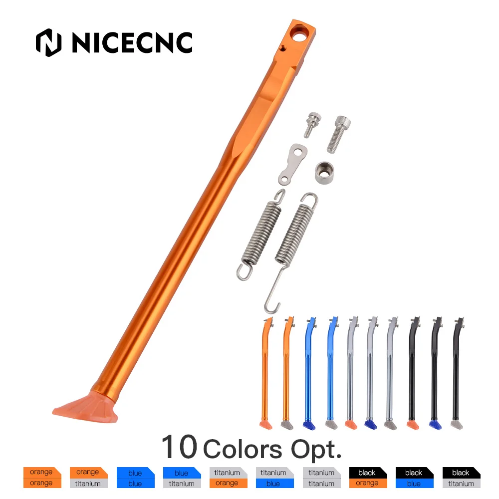 Боковая подставка для мотоцикла NICECNC откидная и пружина KTM 125-525 200 250 300 380 SX SXS EGS MXC EXC