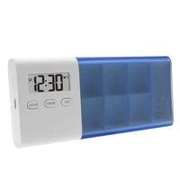 7 grid pill box electronic timing rainbow pill reminder alarm diy digital organizer medicine timing reminder case