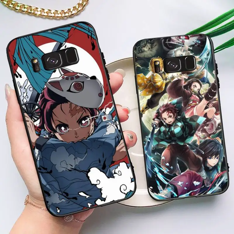 

Anime Demon Slayer Phone Case for Samsung Note 5 7 8 9 10 20 pro plus lite ultra A21 12 72