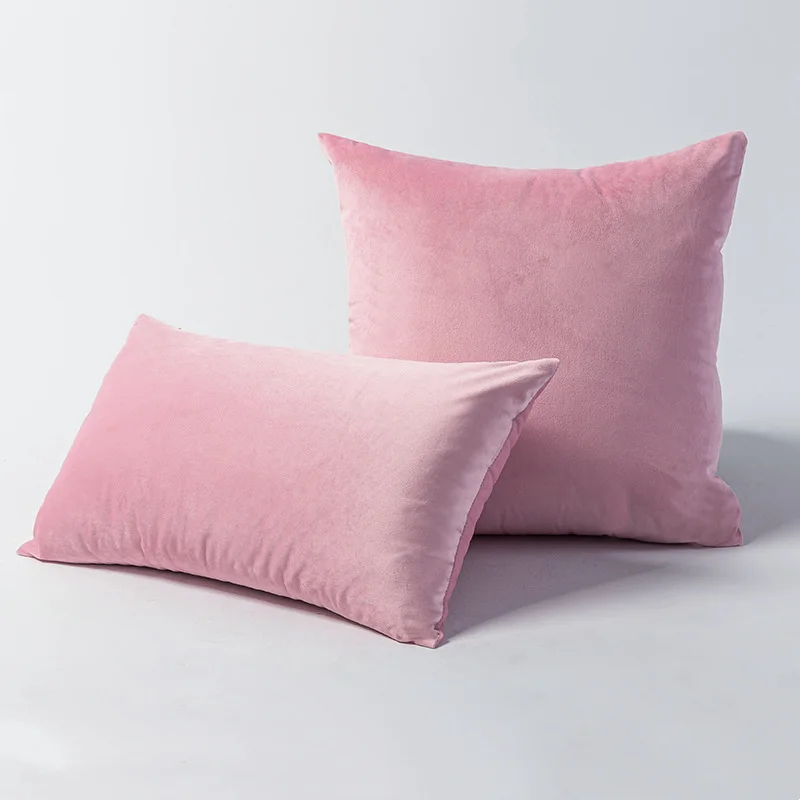 Quality High Velvet Cushion Cover 30x50 45x45 50x50cm Pillow