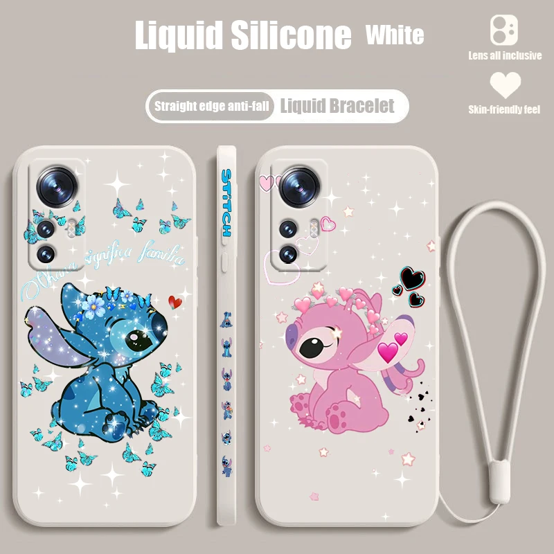Новый милый Стич аниме для Xiaomi Mi 13 12T 12S 12X 11i 11X 11T 10T 10S Lite Pro Ультра жидкий левый