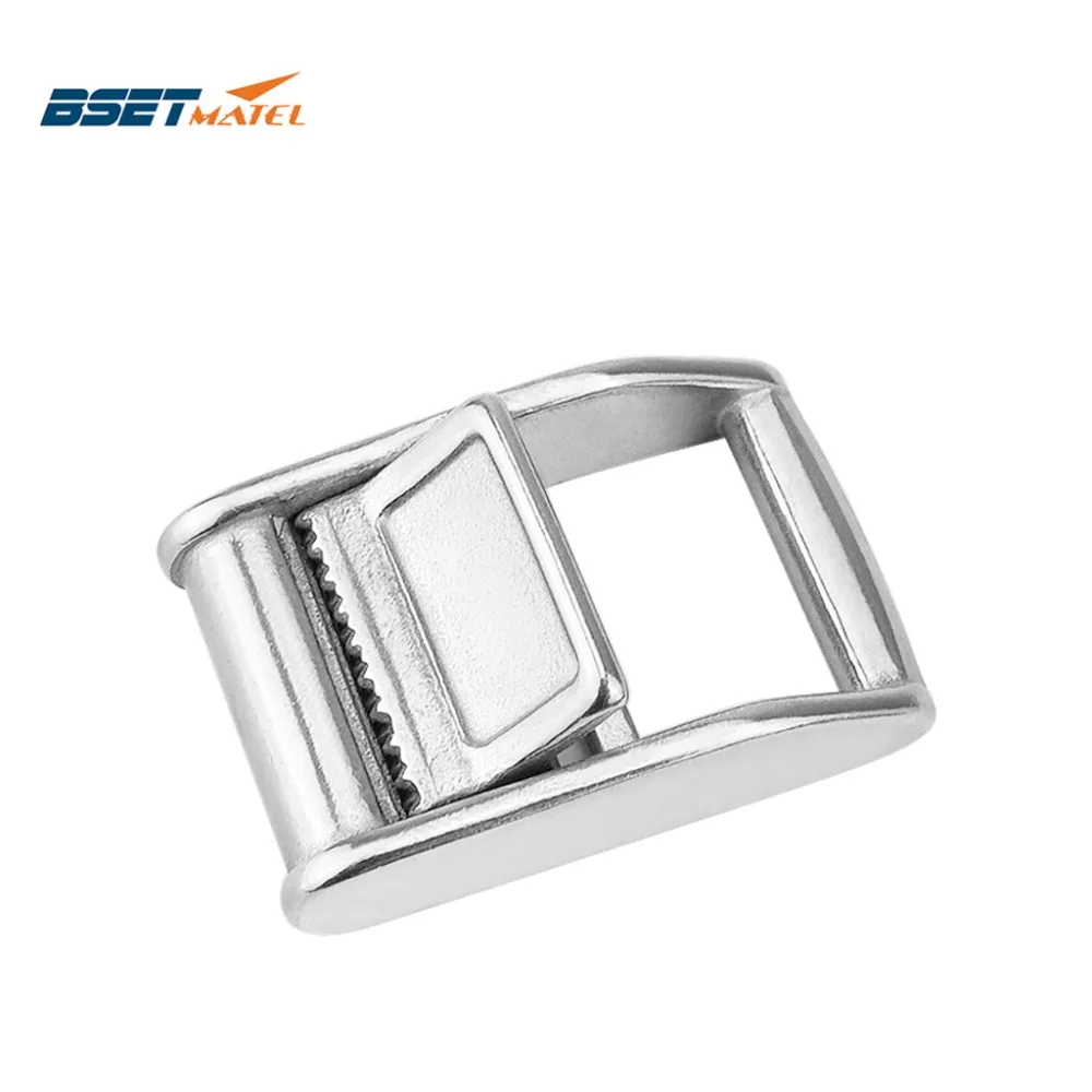 

stainless steel 316 Cam Buckle Ratchet Buckle Tie Down Strap or Webbing Cargo Lashing Lash Luggage Bag Belt Metal Buckle