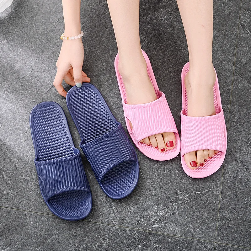 2023 Men Women New Soft  Sole Slides Summer Sandals Couples Slippers Home Non Slip Bathroom Shoe