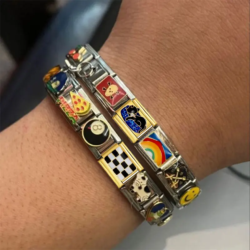 Браслет Semkeiyee из нержавеющей стали для мужчин и женщин