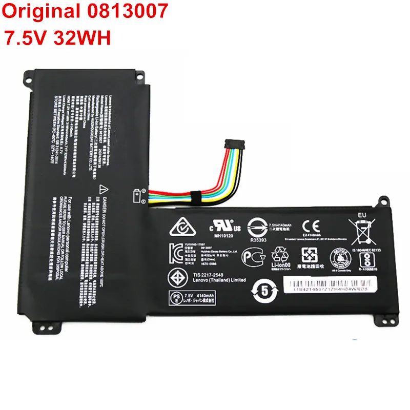 

7.5V 32WH Genuine 0813007 Original Laptop Battery for Lenovo IdeaPad 120S 120S-14iAP 120S-14IAP-81A50093MH 5B10P23779 BSNO3558E5