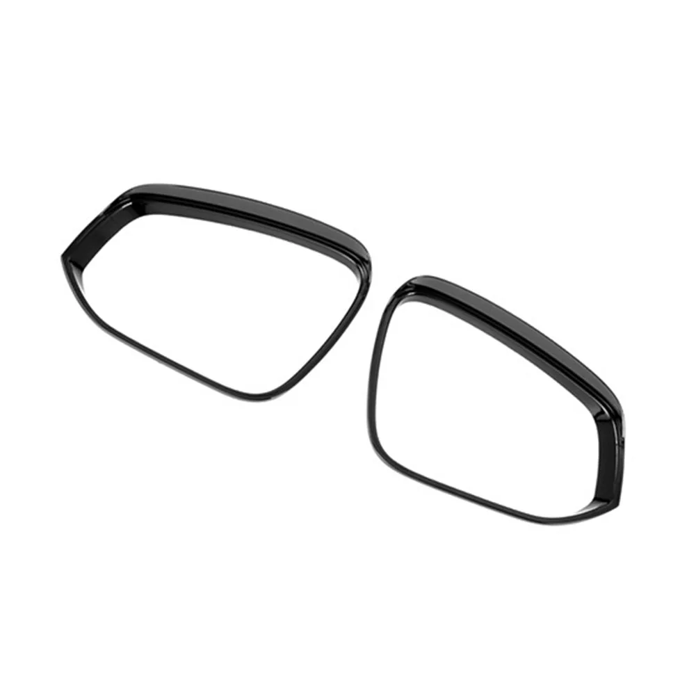 

For Toyota 2019-2023 Bright Black Mirror Rain Eyebrow Cover Rear View Mirror Rain Brow Replacement Parts