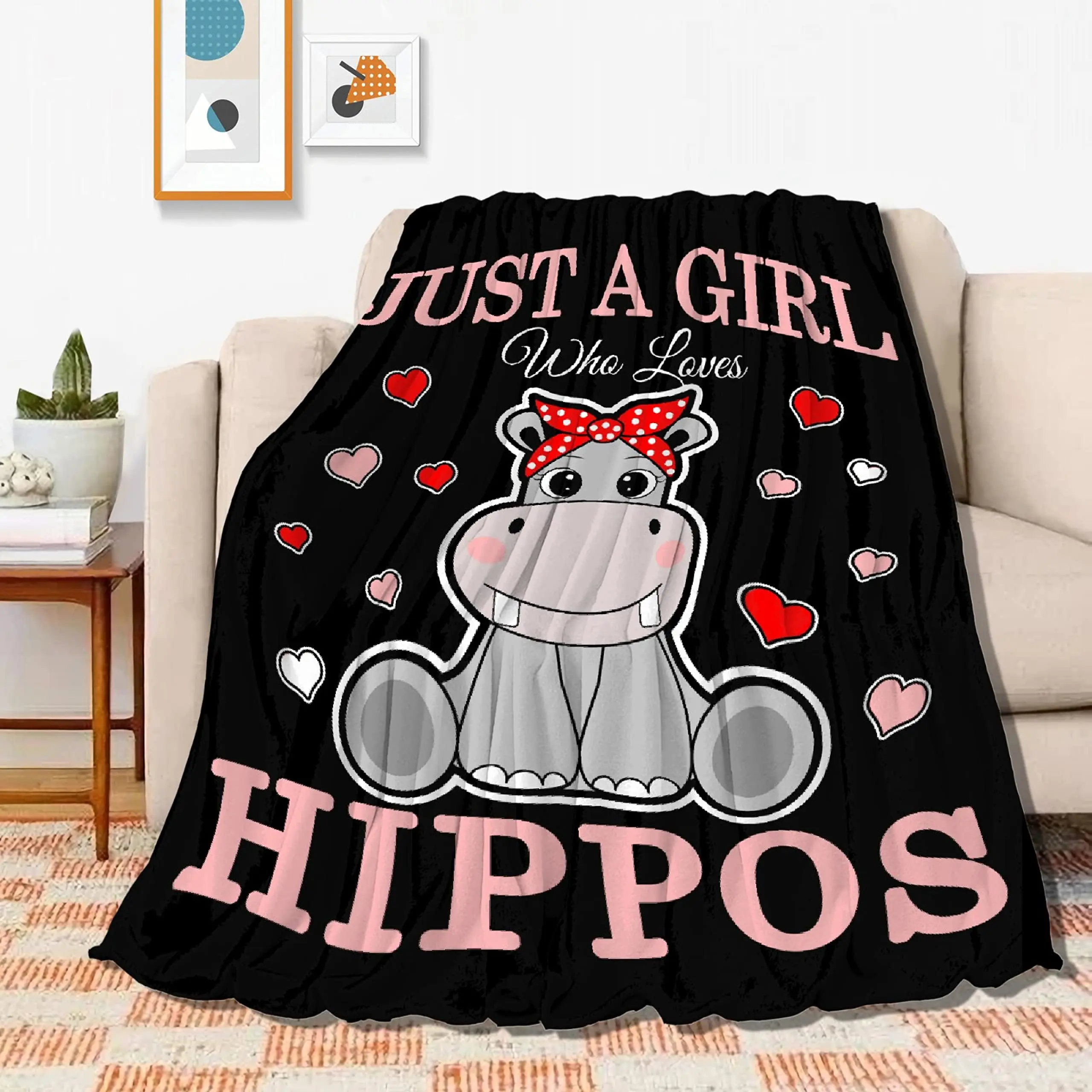 

Just A Girl Who Loves Dragons Blanket Soft Animals Print Flannel Throws Blankets Quilt Gift Bed Sofa Couch Star Dragon Blanket