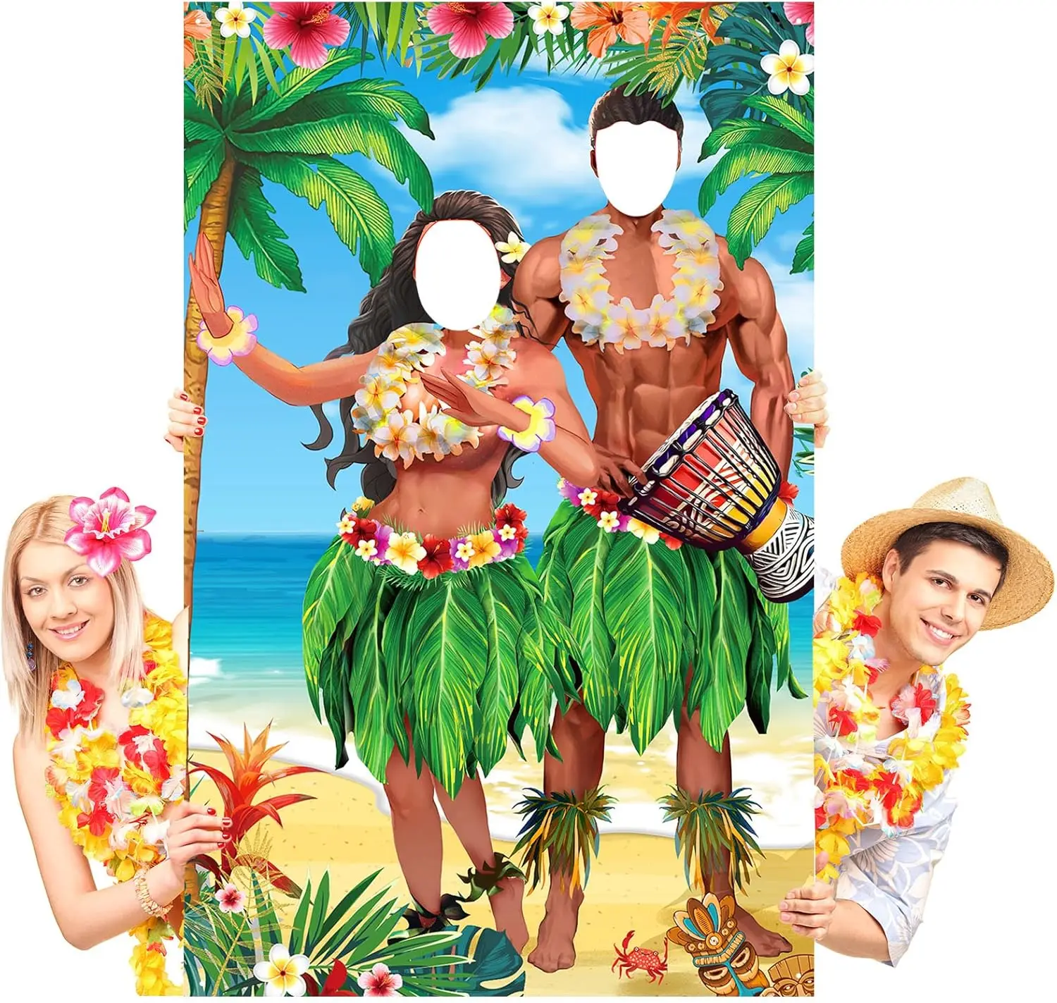 

Гавайский фон для вечеринки