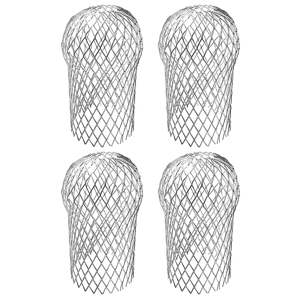

4 Pcs Metal Screen Mesh Home Supply Gutter Strainer Guard Tree Guards Strainers Anti-blocking Net